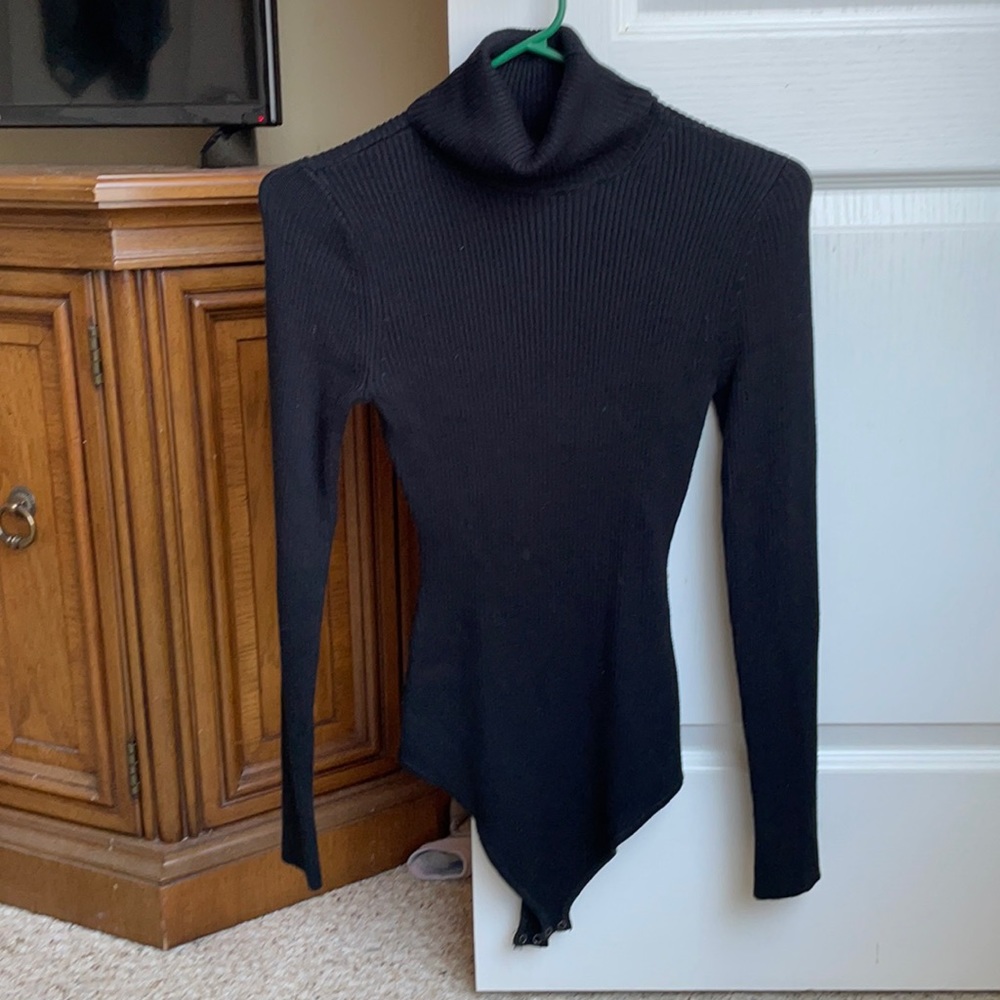 Abercrombie & Fitch Slim Turtleneck Sweater Bodysuit